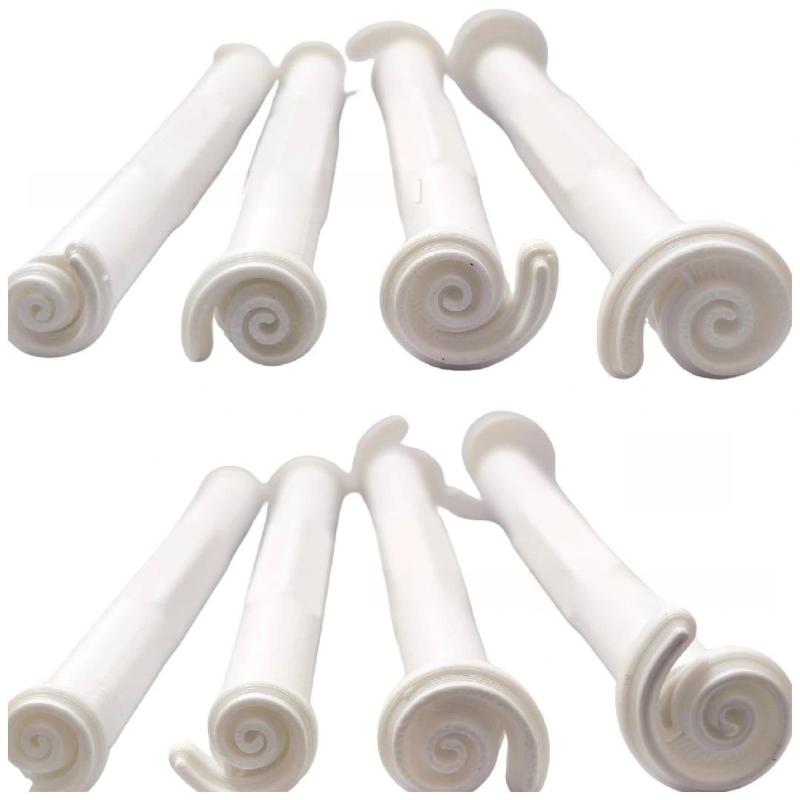 Lot de 4 outils DIY Motifs Fleurs Graffiti Papillons Lune Floraux Outils de Pointillage Stylo Peinture par Points Outils de Gaufrage Stylo Tampon Art