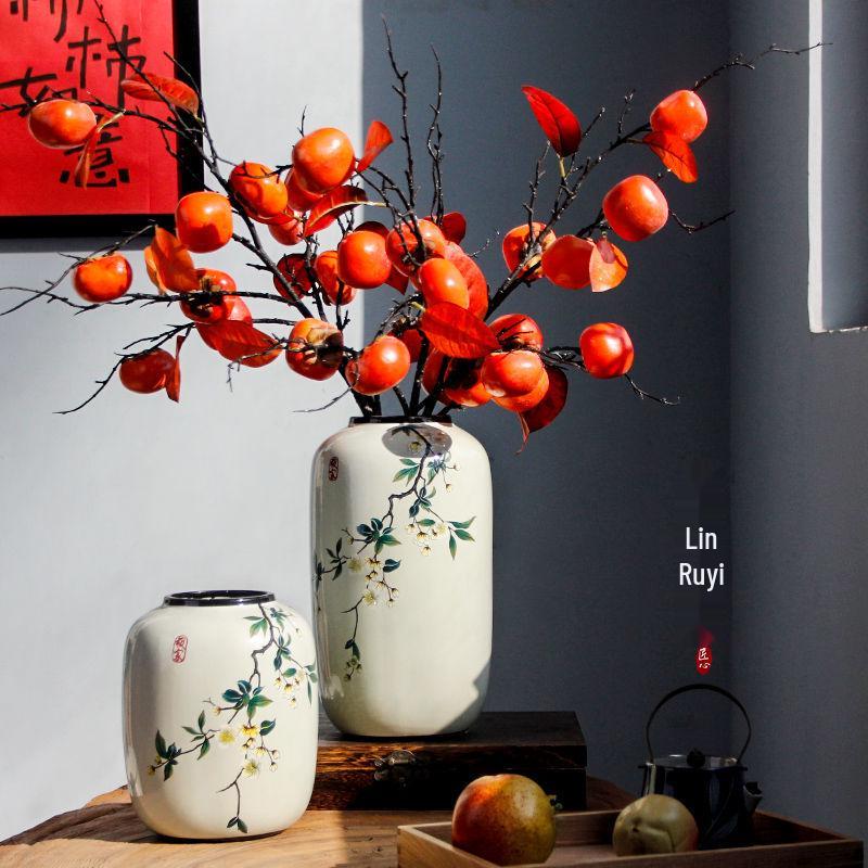 Antique-Style Chinese Ceramic Vase for Floral Display