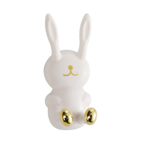 Cartoon Bunny Shape Toothbrush Holder Strong Load-bearing Easy To Install Wall-Mounted Hook Toothbrush Organizer Bathroom Decoration