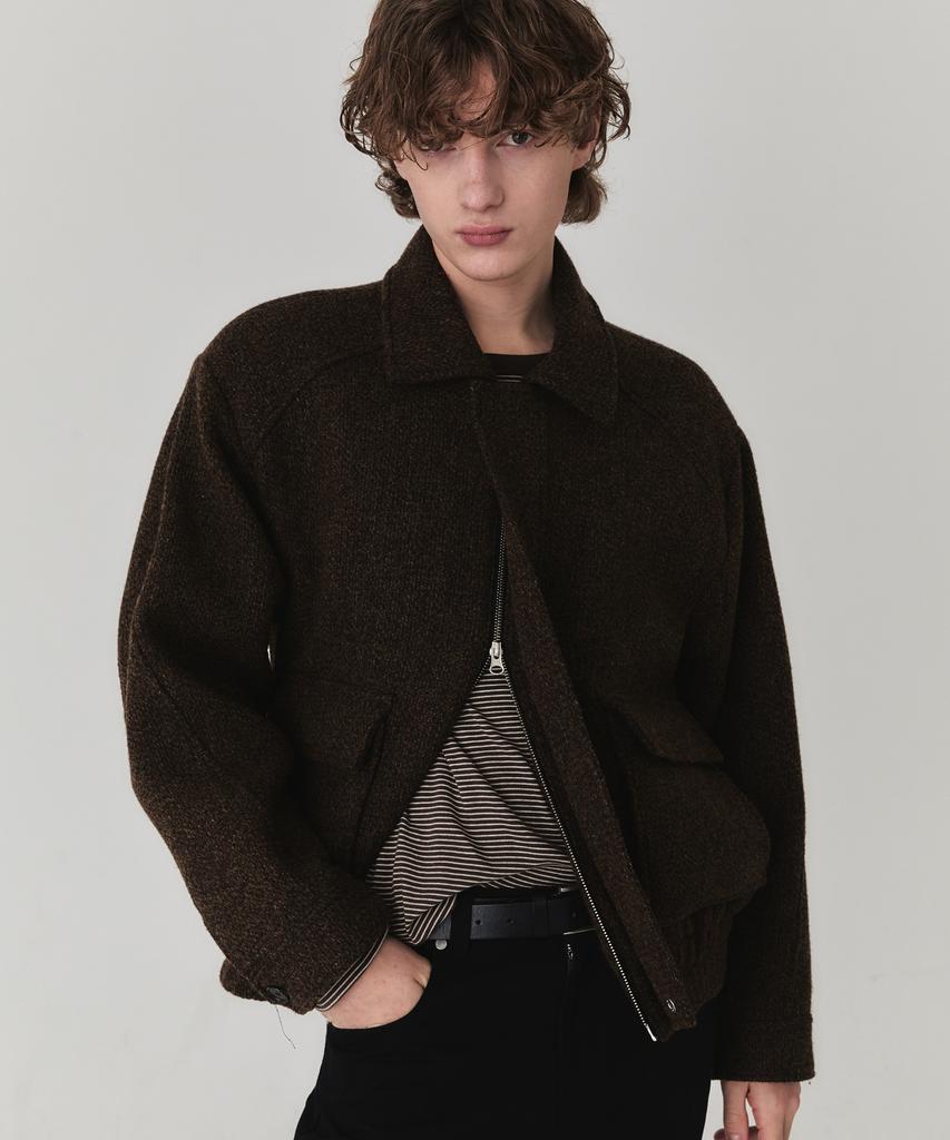 Kineto Double Pocket Blouson Jacket_Brown
