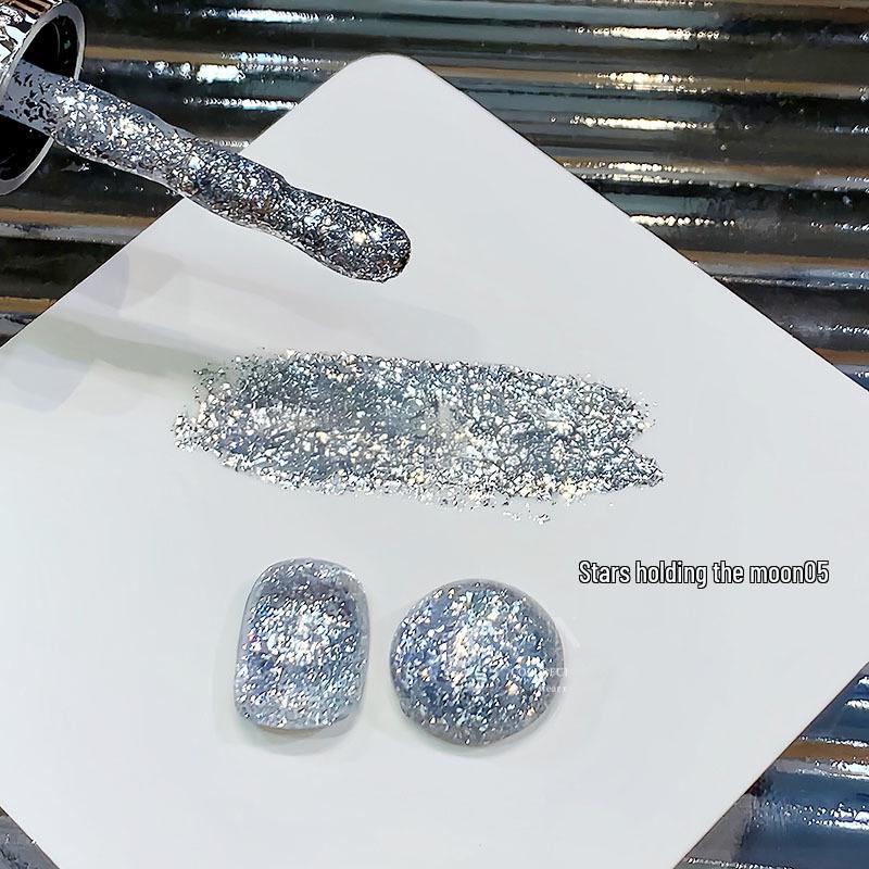 

Celebrity Платиновый Глиттер Гель-лак 2025 – Новый Мерцающий Бриллиантовый Финиш для Ногтей Салонного Качества