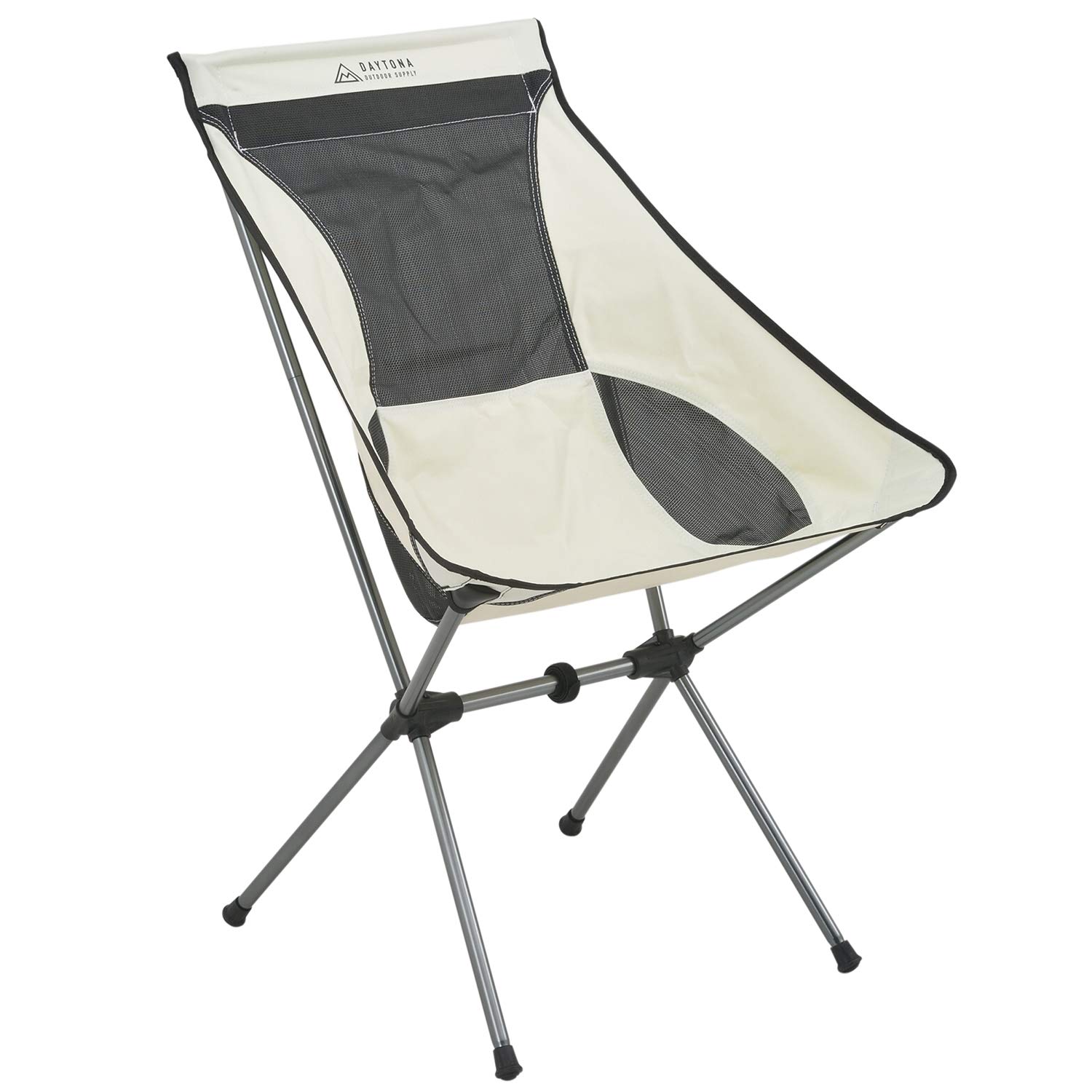 

Daytona Motorcycle Camping Chair Middle Back Outdoor Chair 16745 Off-White