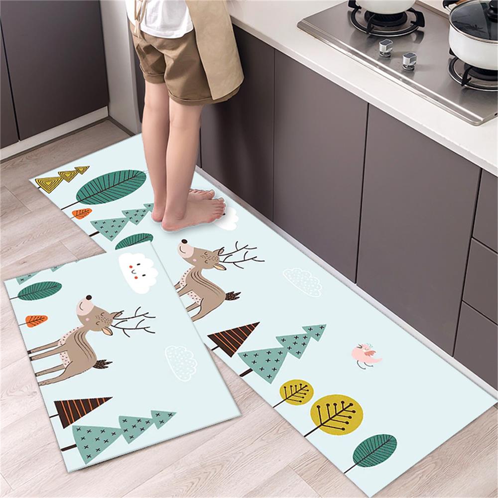 

Милый узор Кухонный коврик Длинные ковры Ковер из хрустального бархата для гостиной Впитывающие коврики для ног Коврик для спальни Alfombra 40cmx60cm 1pc