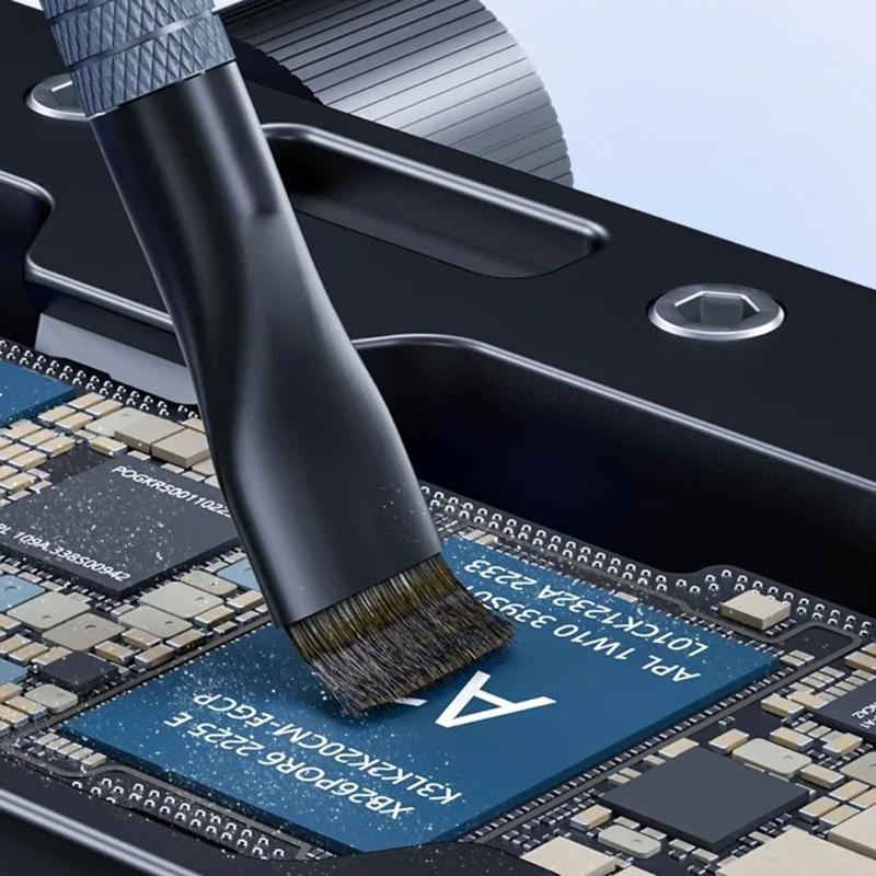 Zinnlot Reinigungsbürste Für Telefon Motherboard Pad Reparatur Metallborsten Und Ergonomisches Griffdesign