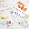 Fish Grilling Basket for Grill Ideal for BBQ, Camping, Charcoal and Gas Grills