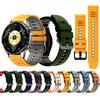 22mm Dual Color Silicone Strap for Samsung Galaxy Watch3 45mm/Watch 46mm/Gear S3 Classic Replacement Watch Band