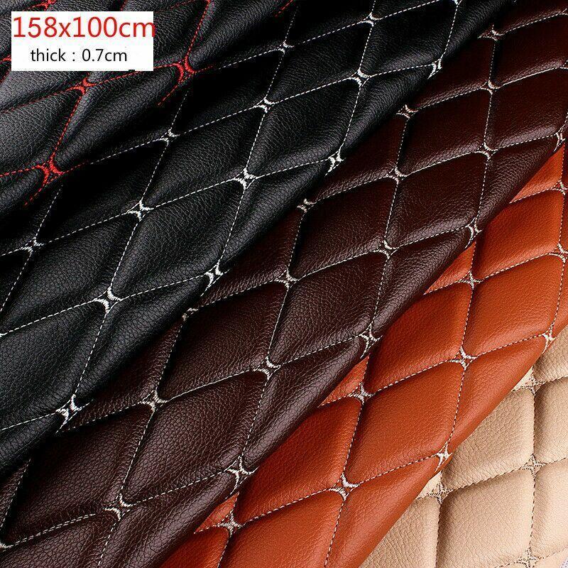 Artificial Synthetic Leather Sponge Quilted Fabric Upholstery Furniture Car Floor Background Wall Sliding Door Decor Material