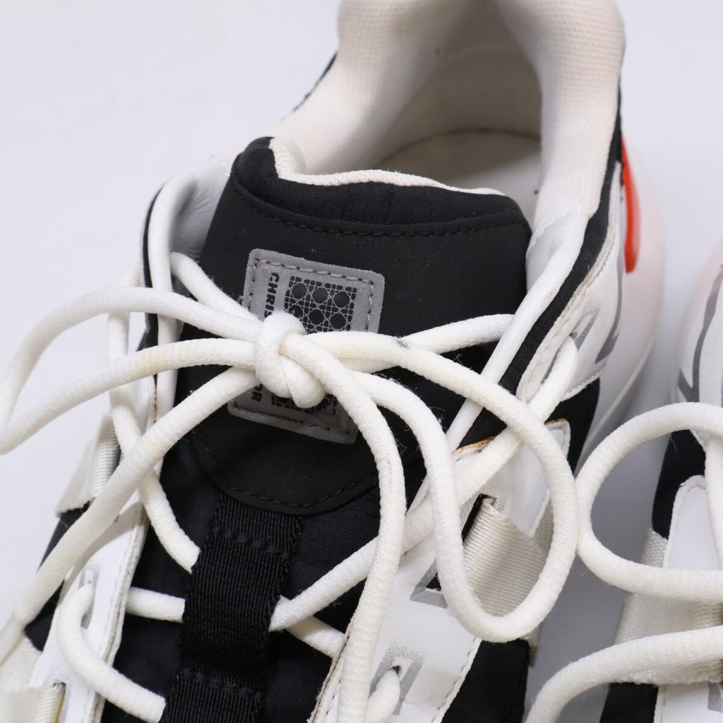 Dior B24 RUNTEK Runtec Seitenlogo Low Cut Schuhe 43 Weiß / schwarz Gebraucht