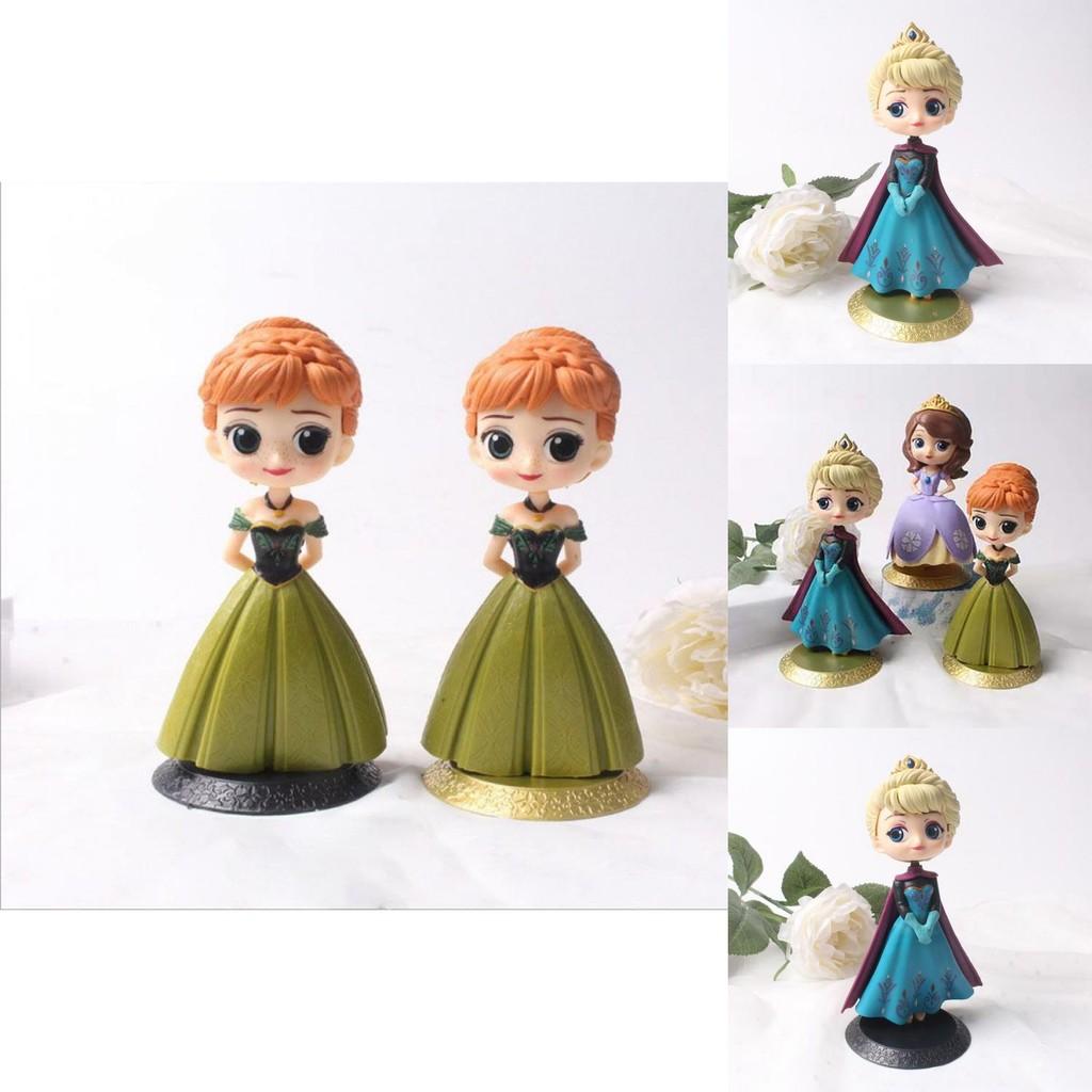Enchanting Frozen Princess Elsa Anna Sofia Mini Figures Pvc Miniatures For Kids Fans