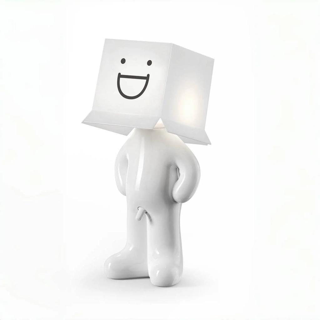 Creative LED Night Lamp Claeted Naughty Boy USB Plug Unique Pleats Reading Lighting Bedroom Bedside Table Light Children's Gift