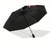 1pc Birds amidst Luminous Flowers Automatic Opening and Closing Umbrella - Small Umbrella Suitable for Various Occasions W004