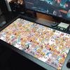 Colorful Characters Large Size Mouse Pad Large Gaming Table Cushion Nonslip Laptop Tablet Big Mousepad Xxl Mat Mini PC Playmat With Lock edge