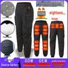 Smart Heated Windbreaker Pants: Safe, Constant Temperature for Couples, Men’s Thermal Electric Knee and Abdomen Protection.