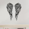 2x Angel Wing Wall Art Collection Birthday Gift Fireplace Crafts Bedroom Decoration Wall Sculpture Wall Mounted Iron Ornament