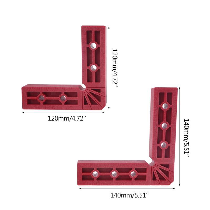 Plastic Positioning Squares Right Angle Clamps 90 Degree Corner Clamp Woodworking Tools for Wood Cabinets Best Gift for