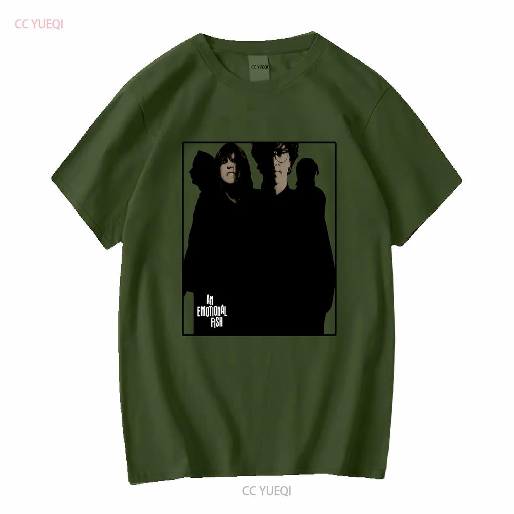 Vintage 90s 1990 AN EMOTIONAL FISH the Frequency Tour Promo Tee Irish Alternative Rock Band Rare Long or Short Sleeves Vintage