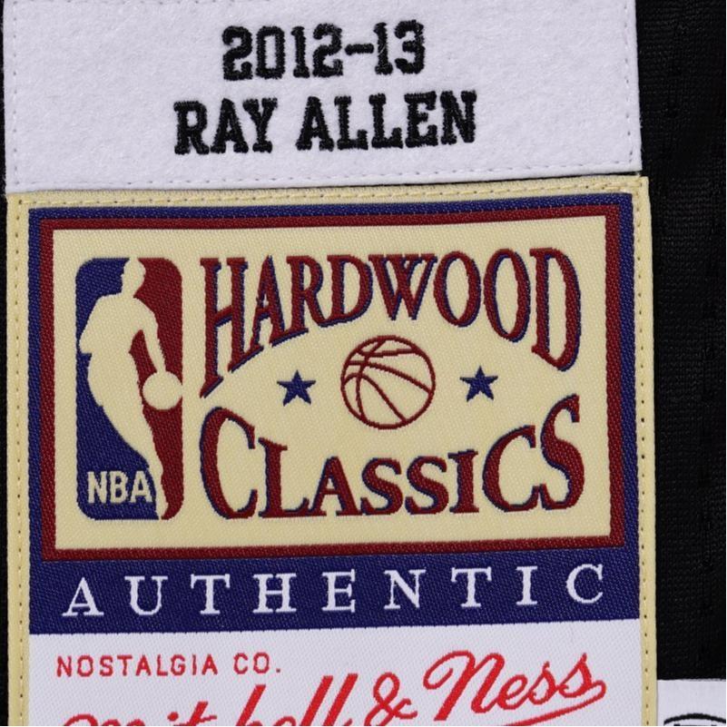 Mitchell & Ness NBA Authentic Jersey' Miami Heat - Ray Allen 2012-13- Men's AJY44943-MHE12RALBLCK