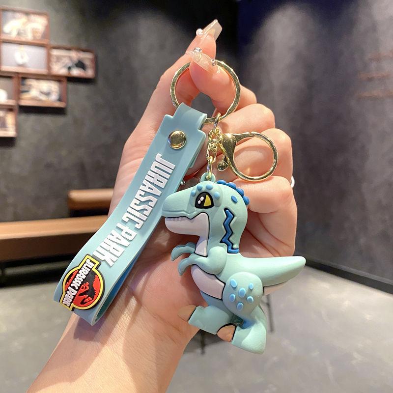 Dinosaur Keychain, Dinosaur Keyring for Car Keys, Backpacks, Bags and Party Favors, 1 Piece