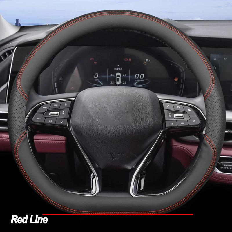 High Quality Leather Braid on Car Steering Wheel Cover for Changan Chana UNIK UNI-V CS55 Plus CS75plus CS75 Wrap Protector
