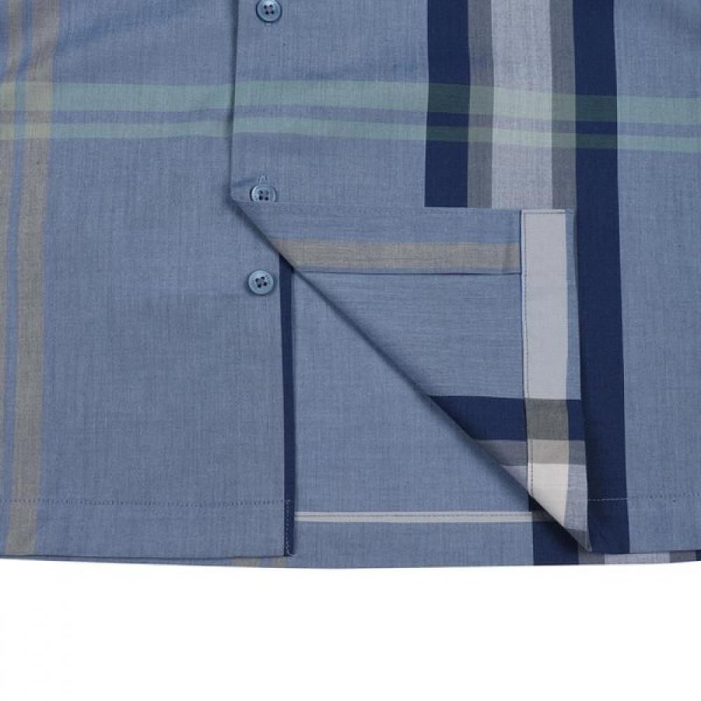 Daks Men S Cotton Blend Super Big Check Shirt dmp1Shcl101b1 