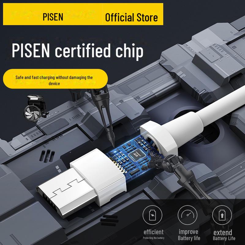 PISEN Smart V8 USB Fast Charging Cable for Android Phones