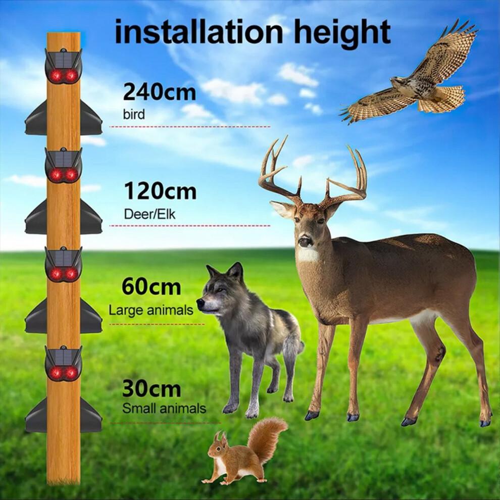 Solar Animal Repellent Device IP55 Waterproof Wild Boar Repeller Night