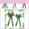 St. Patrick's Day Festive Green Bow Decoration For Irish Party Celebrations