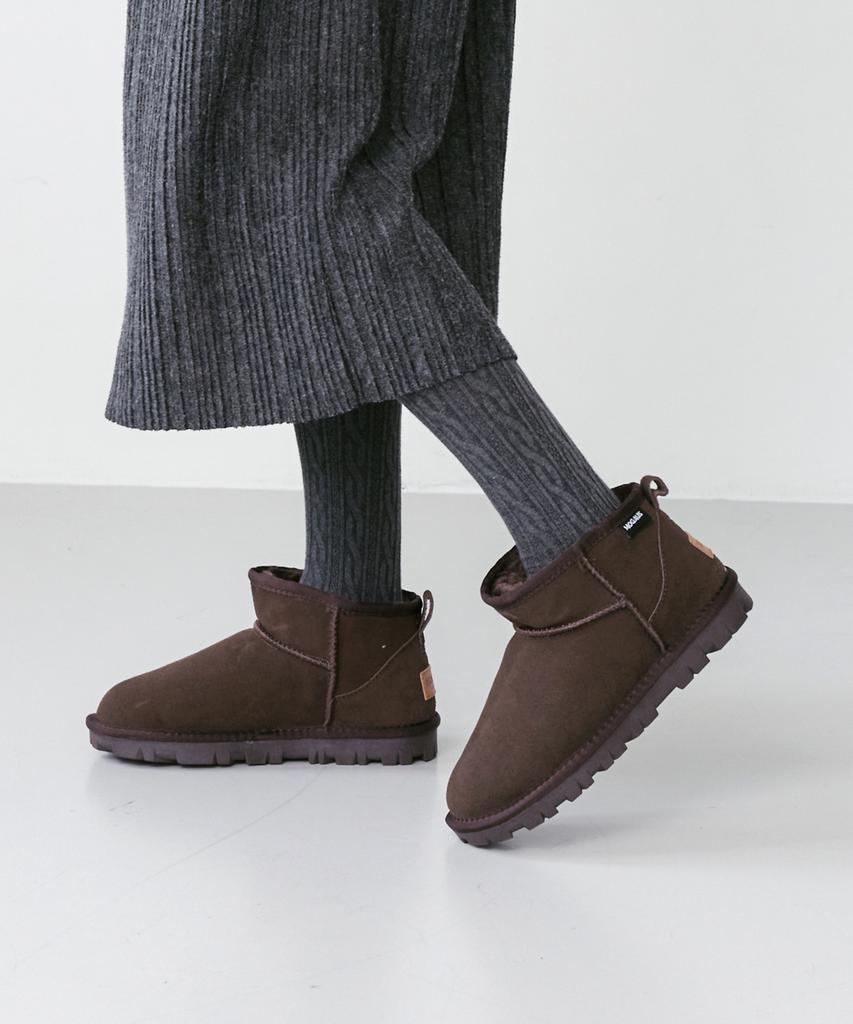 Mogaus Leather Fur Genuine Cowhide Mini Boots 5 Colors