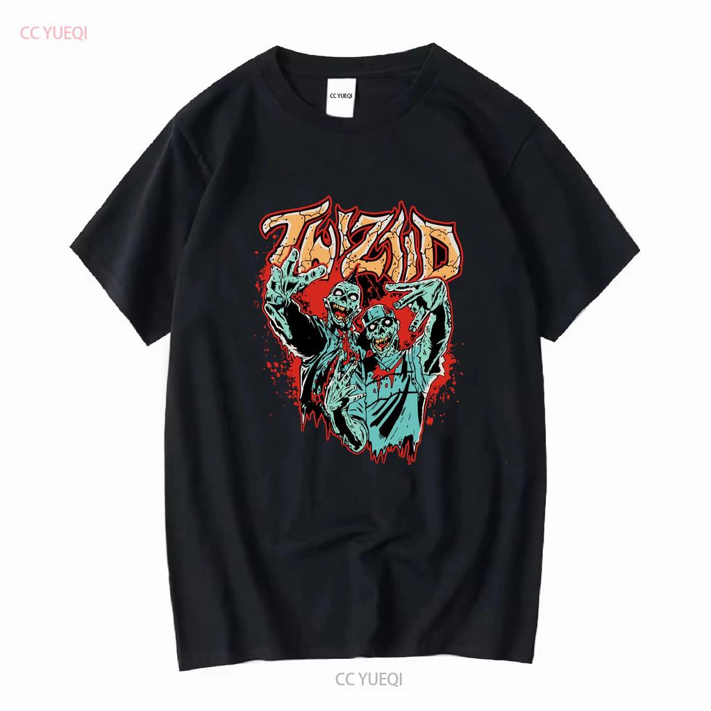 Twiztid Zombie T-Shirt vintage gewaschen leicht bequem dehnbar Unisex stilvoll Mode vielseitig weich Streetwear