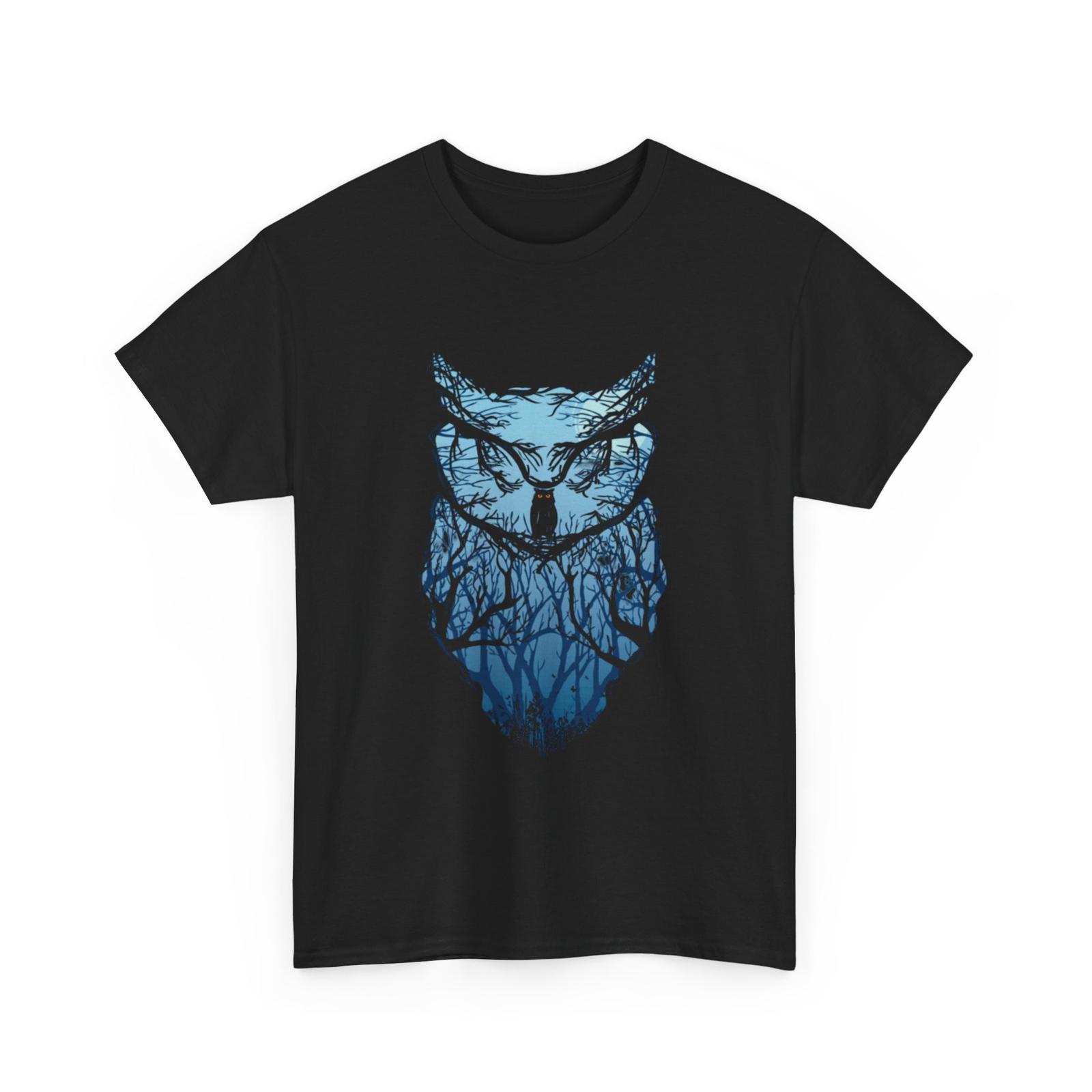 Rising Owl Shirt | Owl in the night Shirt Unisex T-Shirt XXXL