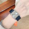 Silver Simple Design Sense Watch Atmosphere Trend Personality Fashionable Women'S Quartz Stainless Steel Watch