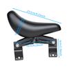 Bike Front Mount Child Seat Adjustable Sponge Front Mounted Bicycle Seats Fit for Most Types of Bicycles