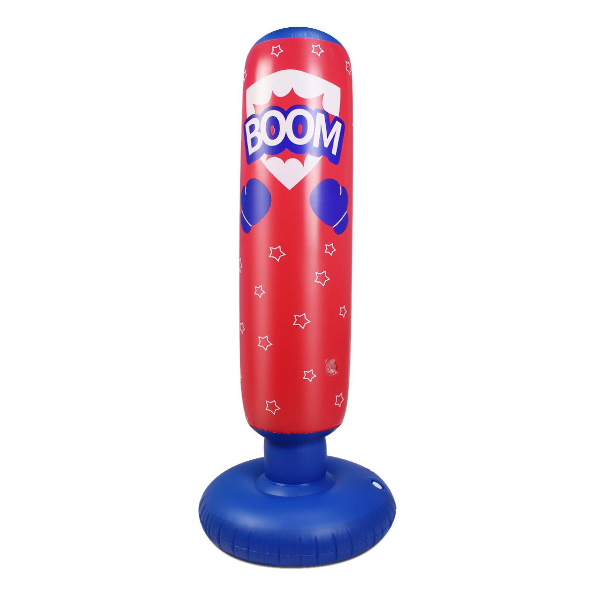 Kids Inflatable Boxing Pillar - PVC Punching Bag for Home Training