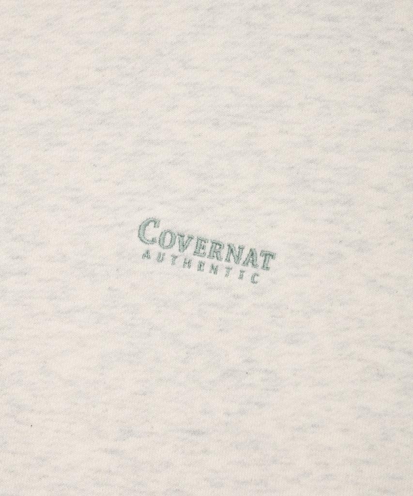 COVERNAT Small Authentic Zip-Up Hoodie Oatmeal