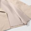 Damen Kurzer Trenchcoat mit langen Ärmeln, Gürtel und Knopfleiste