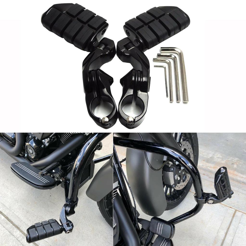 1.25" Highway Pegs Foot Pegs Mount For Engine Bar Touring Softail Dyna Sportster Electra Glide Road King Street  Glide Eng