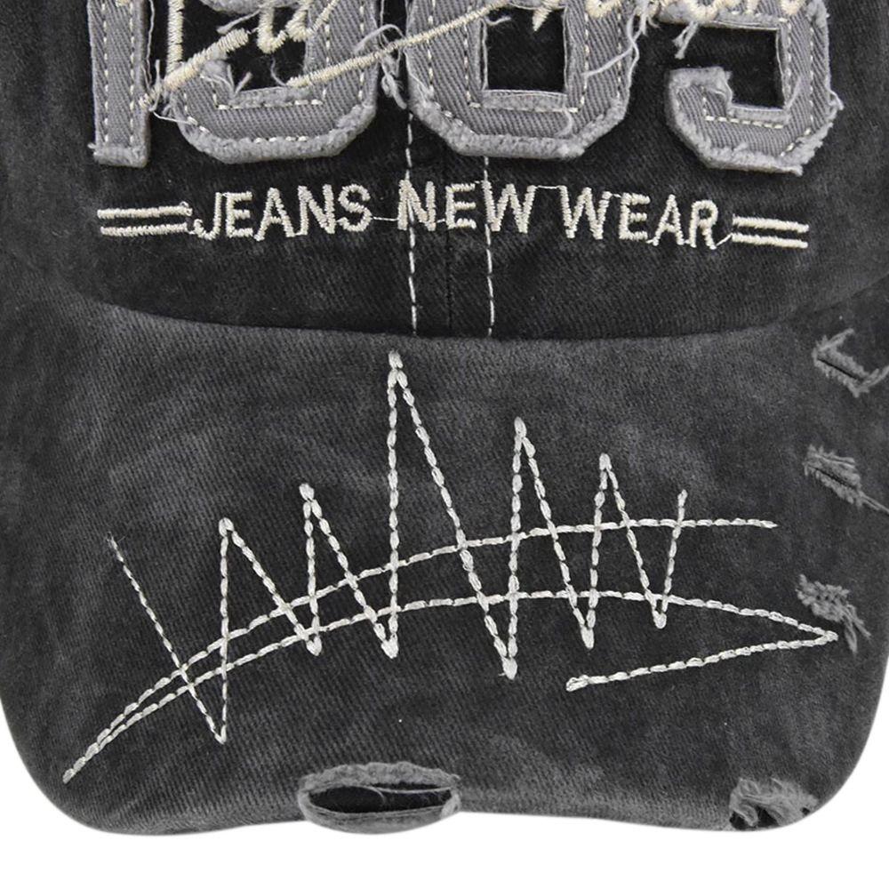 Hip-hop Distressed Faded Cap Adjustable Sunscreen Hats Man Women Outdoor Sports