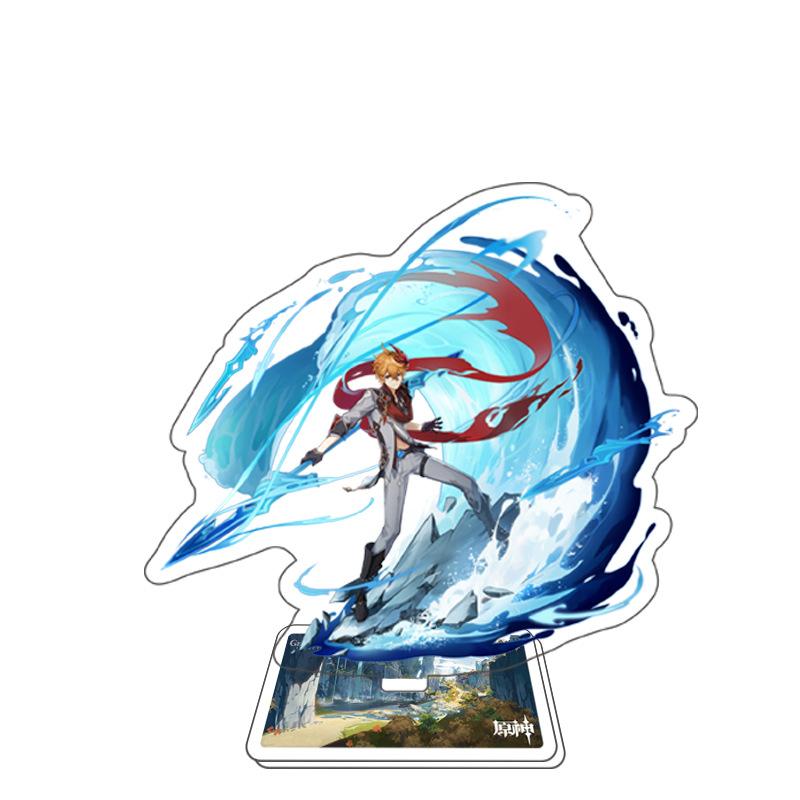 Game Anime Open World Impact Acrylic Figure Stand Painted Desk Decor Ornament 15CM Model Gift
