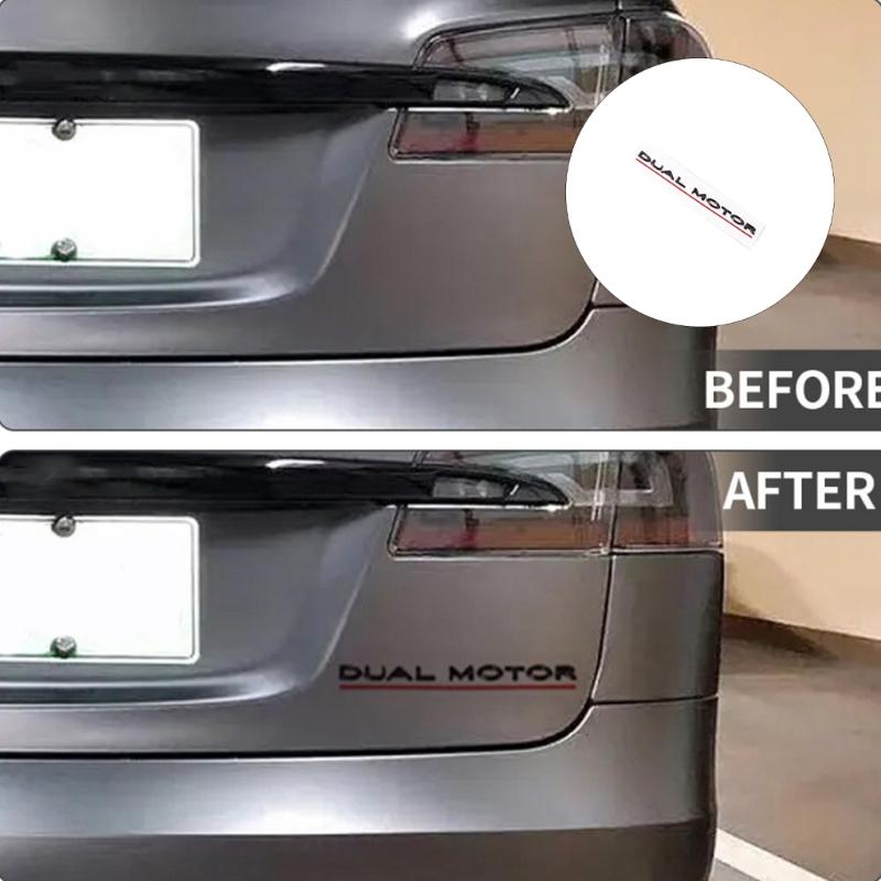 "English Letter" Pattern Waterproof Vinyls Sticker for Vehicle Exteriors Decoration Automobiles Rear Tail Label