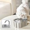 Stainless Steel Pet Water Dispenser Automatic Pet Water Drinker Smart Cat Water Fountain  Dog