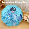 8‑Rib Automatic Umbrella, Bluey Design Foldable Umbrella for Sun Rain Protection Travel