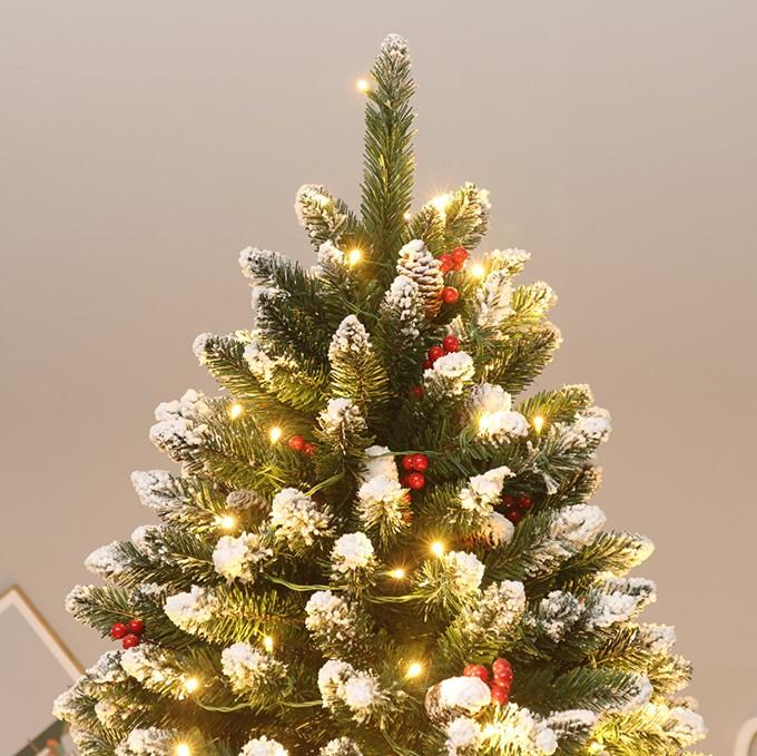 StarryLights artificial Christmas tree 180 cm x 78 cm with LED lighting