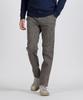 PANICALE Houndstooth Check Slim Fit Cotton Pants [Brown]