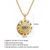 Ancient Egypt Eye Of Horus Pendant Necklace Gold Stainless Steel Jewelry For Women Men