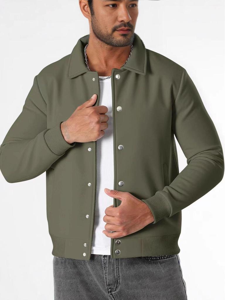 2025 Herren Schwere Lapel Mehrknopf Mode Hoodie Jacke für Herbst/Winter