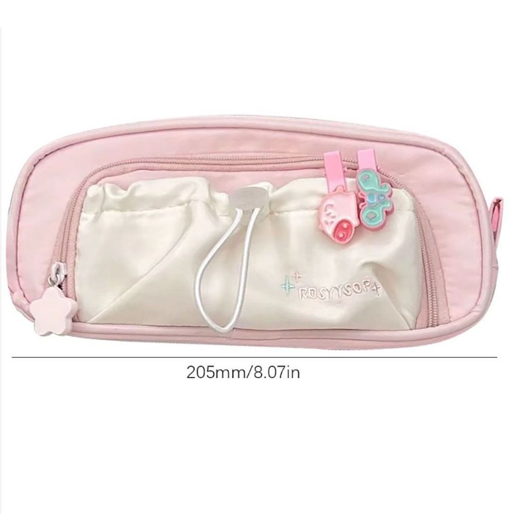 Multi Layered Stationery Organizer Multi-function Pen Pouch Fashion Stationery Storage Bag