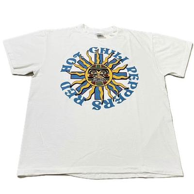 1996 Vintage RED HOT CHILI PEPPERS EROPLANE TOUR XL Single Stitch Shirt REPRINT