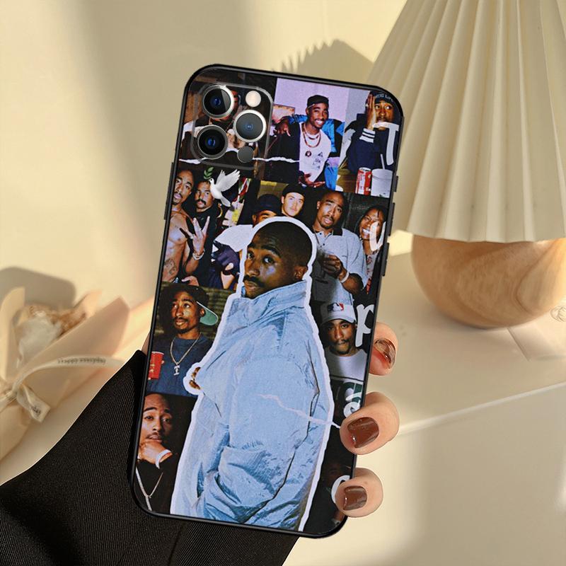 

2Pac Makaveli Tupac Amaru Shakur Phone Case For iPhone 17 16 15 14 13 11 12 Pro Max 13 mini 15 16 Plus 16e 17 Air Cover Funda iPhone 14 Plus