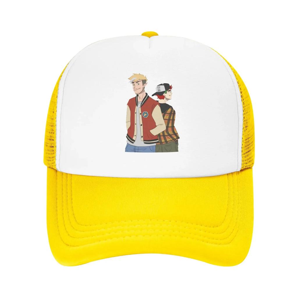 Friends Jake and Hendy Anime Cartoon Sport Mesh Baseball Caps Women  Printing Male Beach Coquette Hat Snapback Cap
