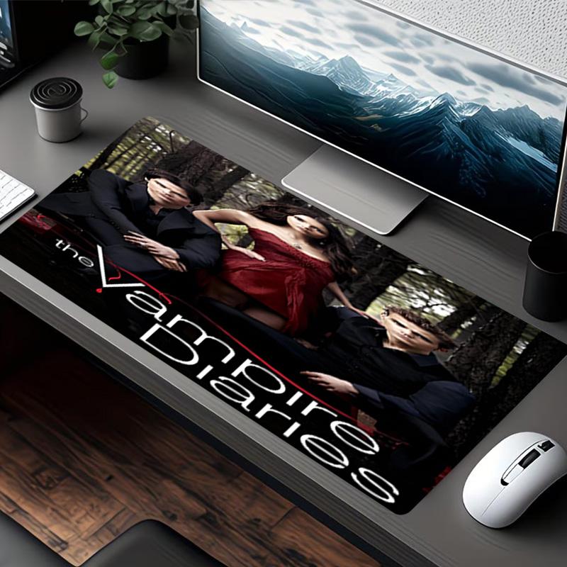 The Vampire Diaries Baskılı Mouse Pad, Klavye Pad'i Dizüstü PC Matı olarak Ofis Ev Kullanımı için, Masa Dekorasyonu, Oyuncular için Mükemmel Doğum Günü Hediyesi